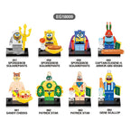 Zestaw figurek SpongeBob SquarePants - Zestaw x8