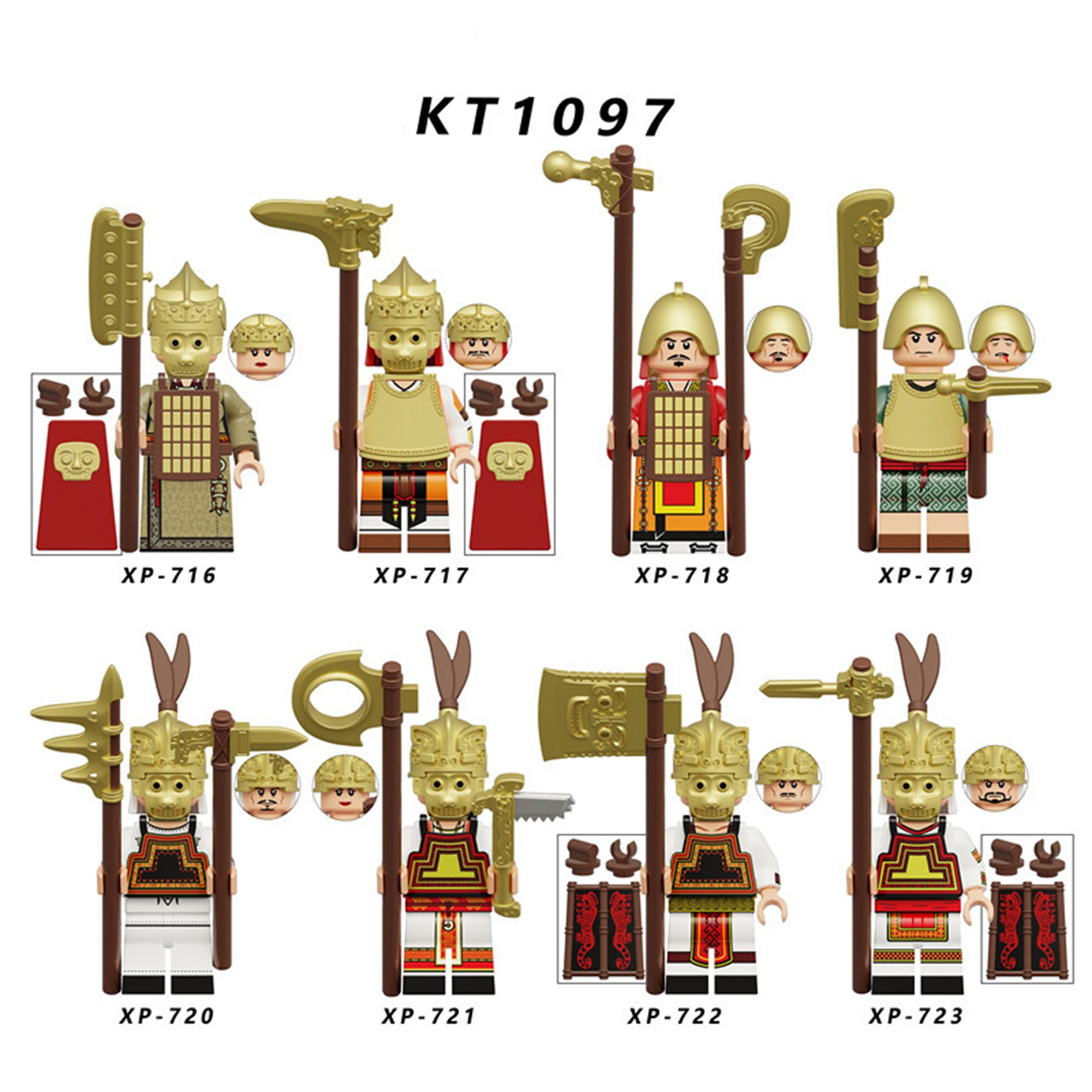 Zestaw figurek Minifigures - Zestaw x8