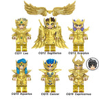 Zestaw figurek gold saints
