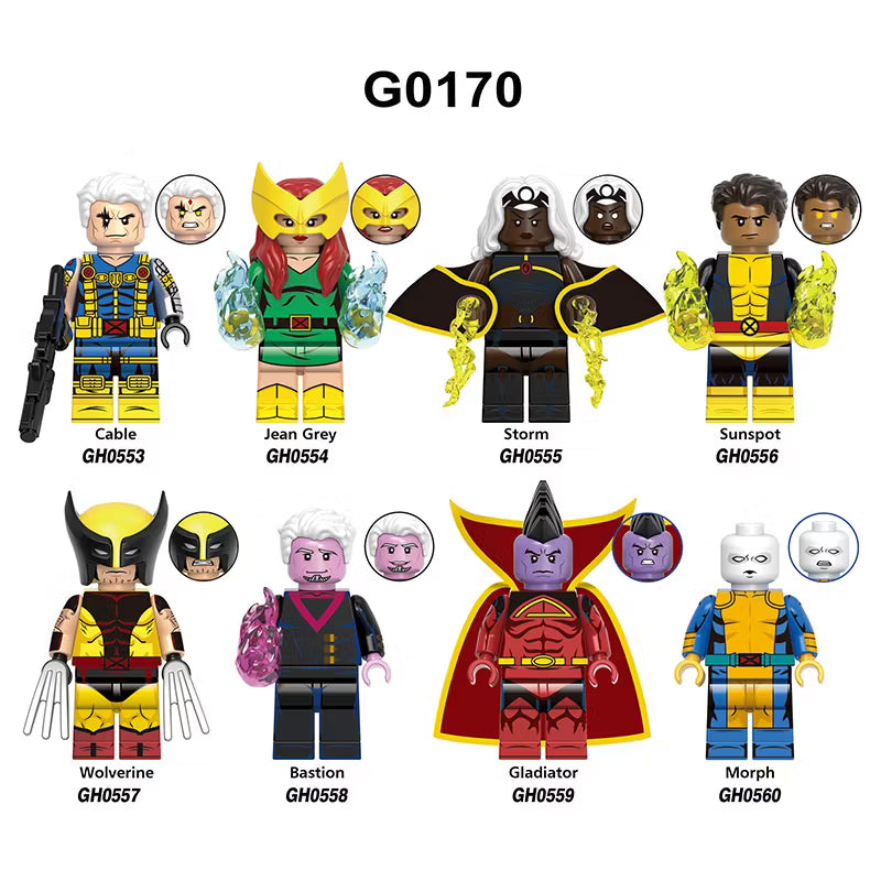 Zestaw figurek x men