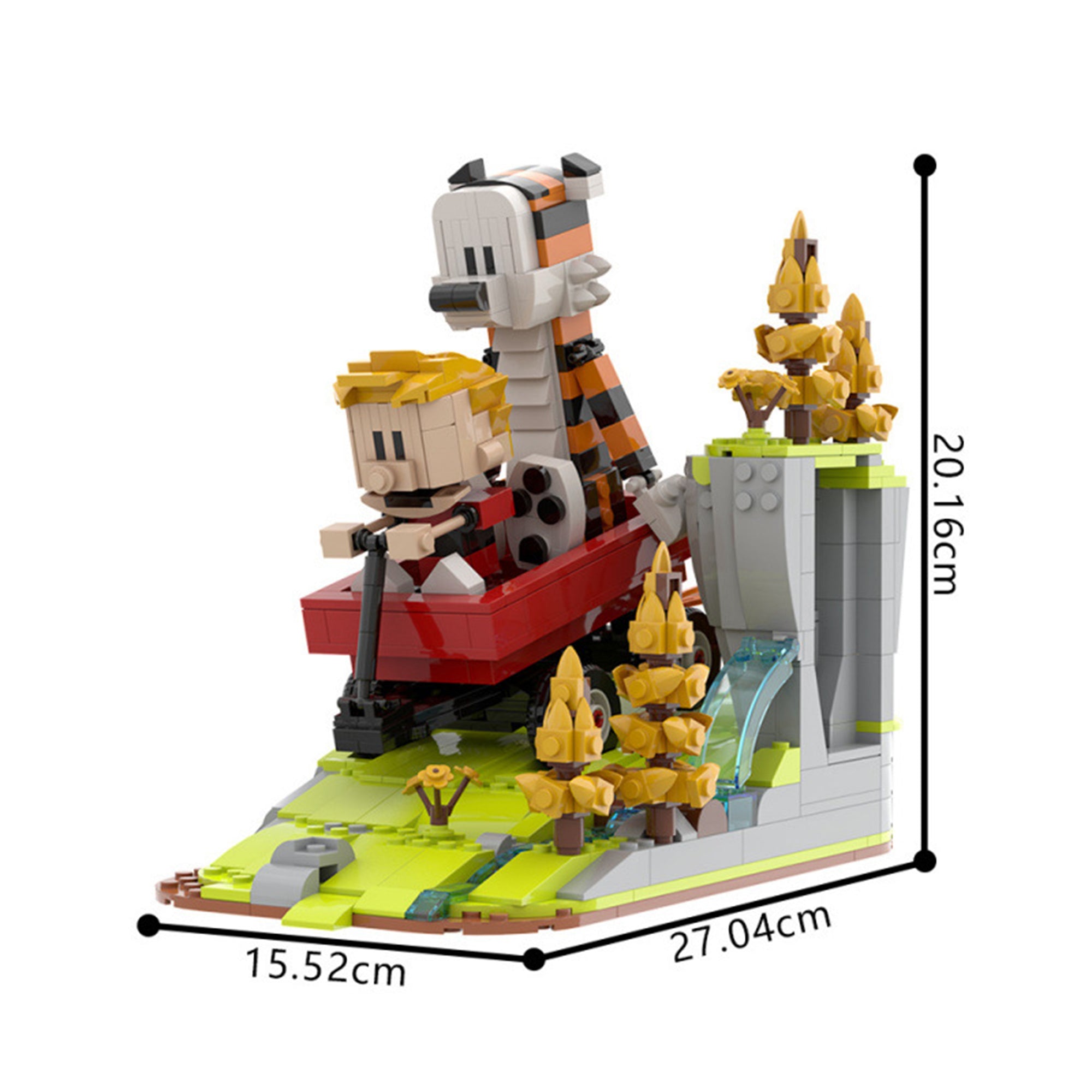 Zestaw klocków Calvin and Hobbes Hillside