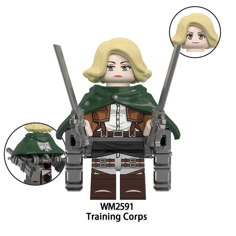 Zestaw figurek Attack On Titan - W-2591