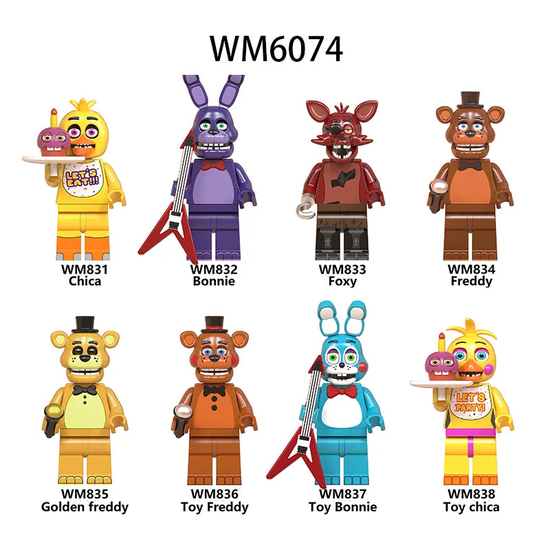 Zestaw figurek Midnight Bear - Zestaw x8