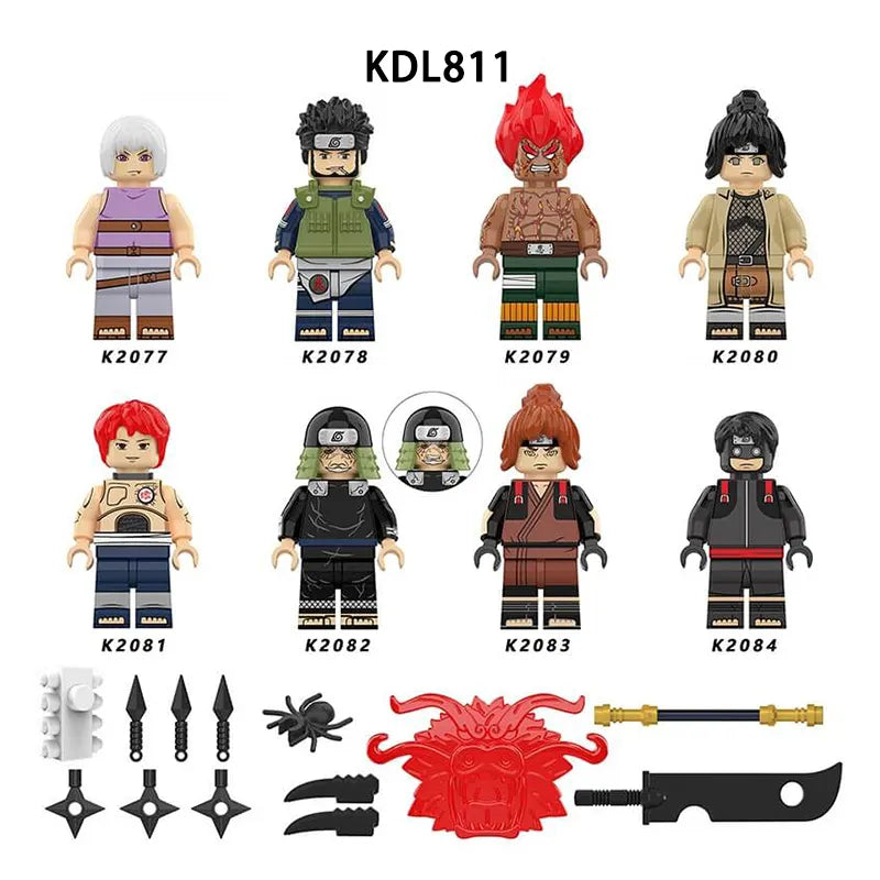 Zestaw figurek Naruto - Zestaw x8