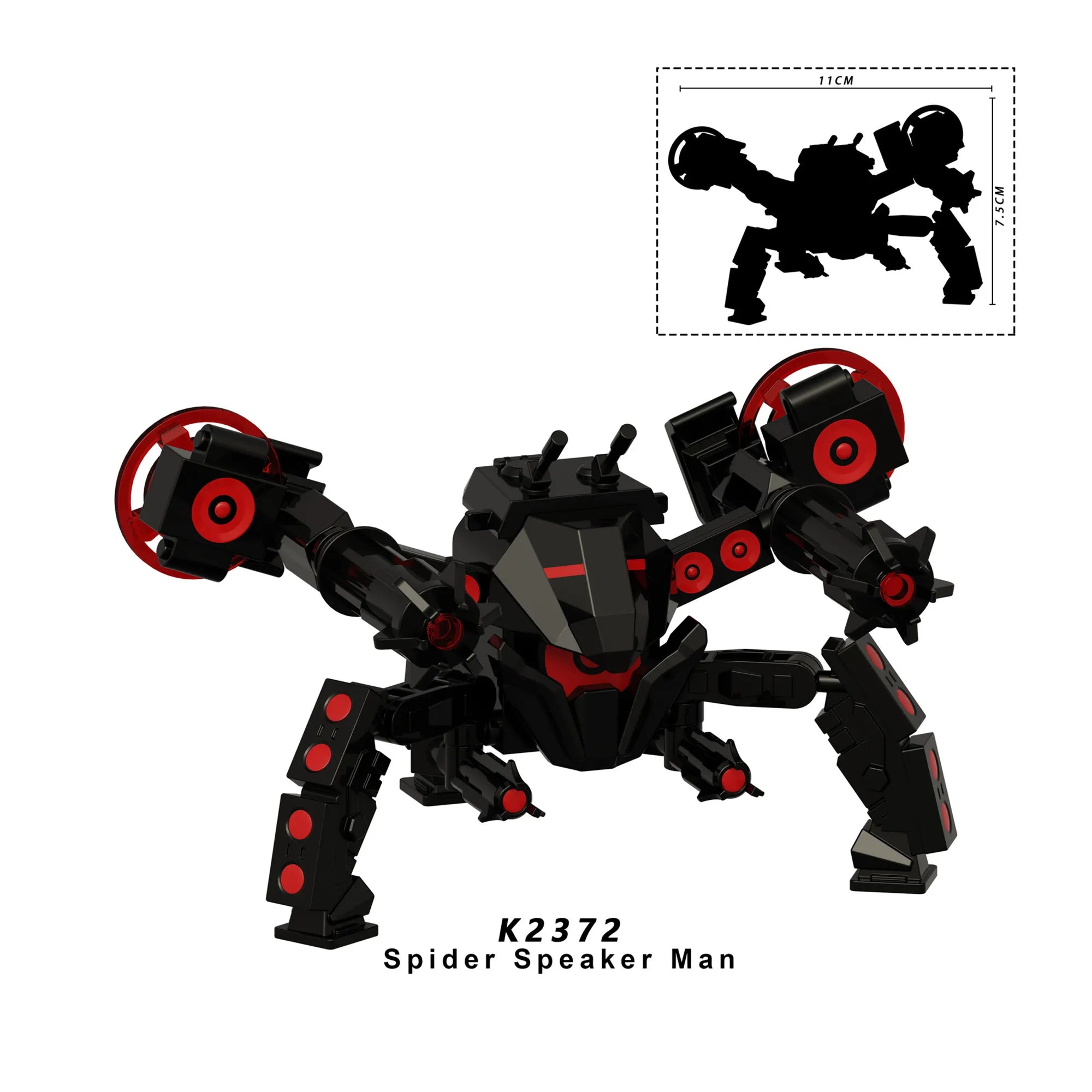 Zestaw figurek Skibidi Toilet - K-2372