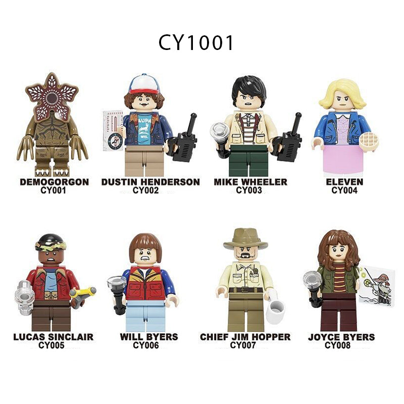 Zestaw figurek Stranger Things - Zestaw x8