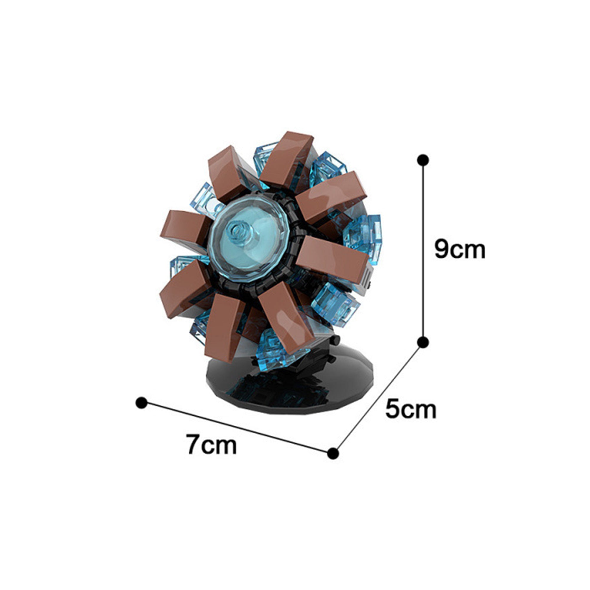 Zestaw klocków Iron Man: Mk 1 Arc Reactor
