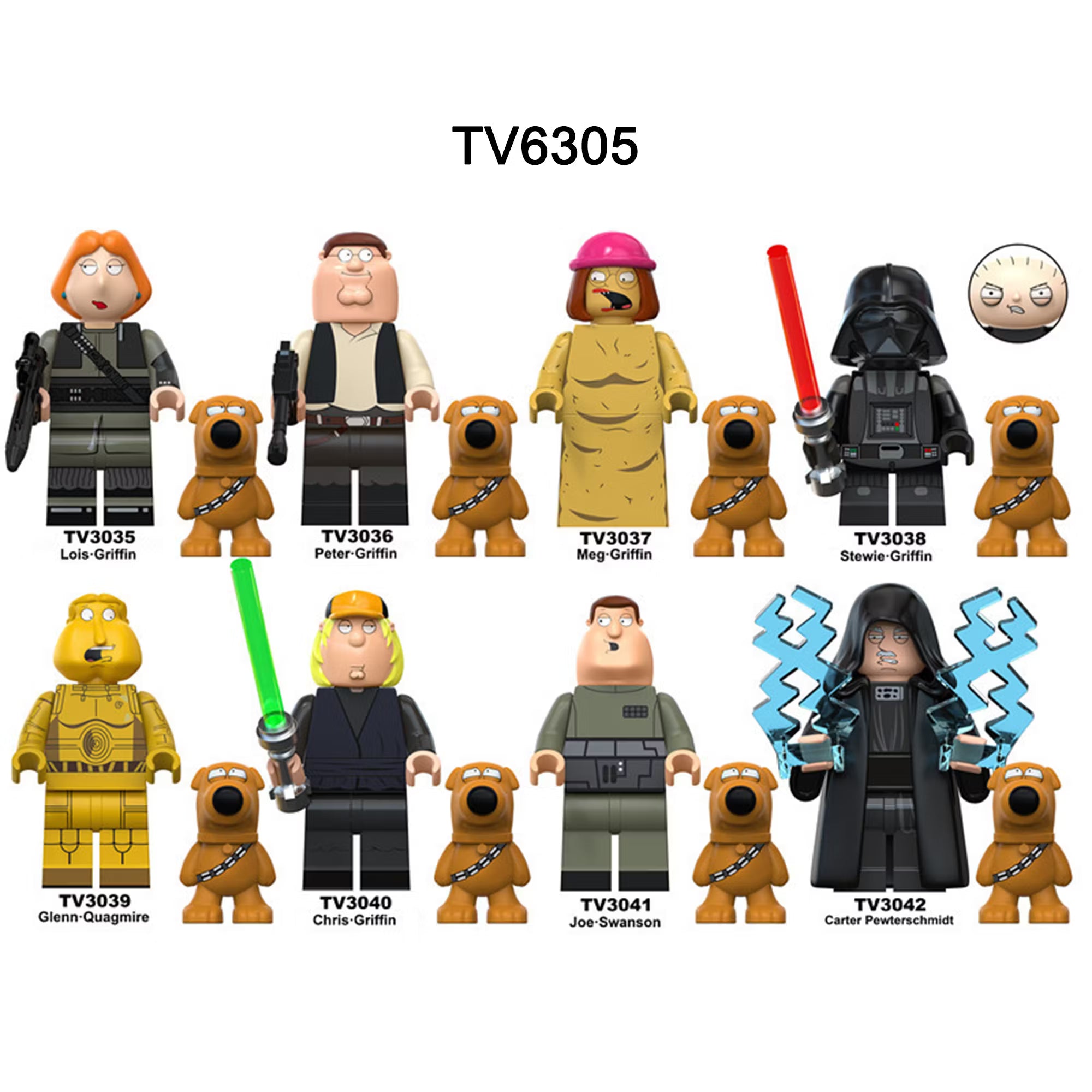 Zestaw figurek family guy