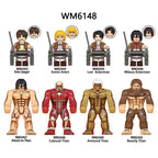 Zestaw figurek attack on titan