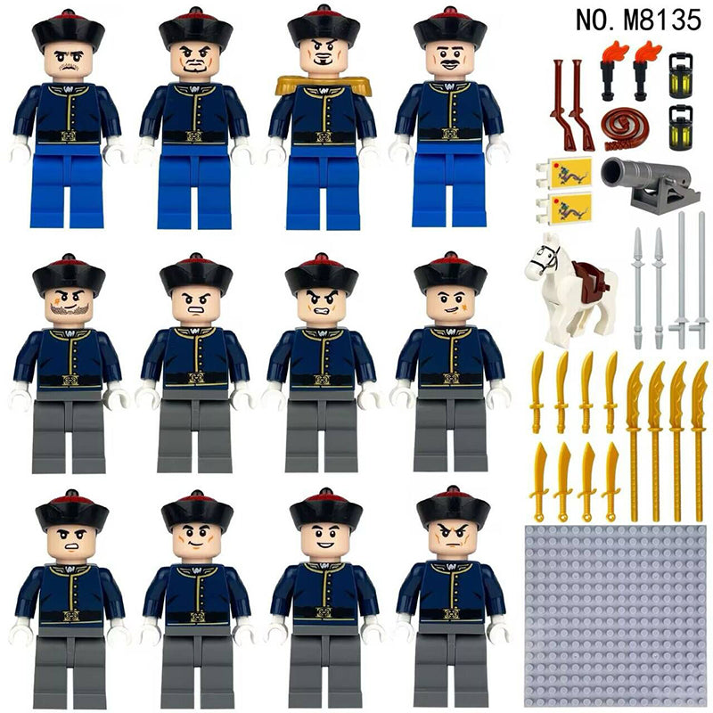 Zestaw figurek Chinese Medieval - Zestaw