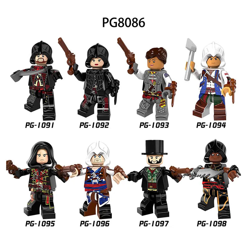 Zestaw figurek Assassin's Creed - Zestaw x8
