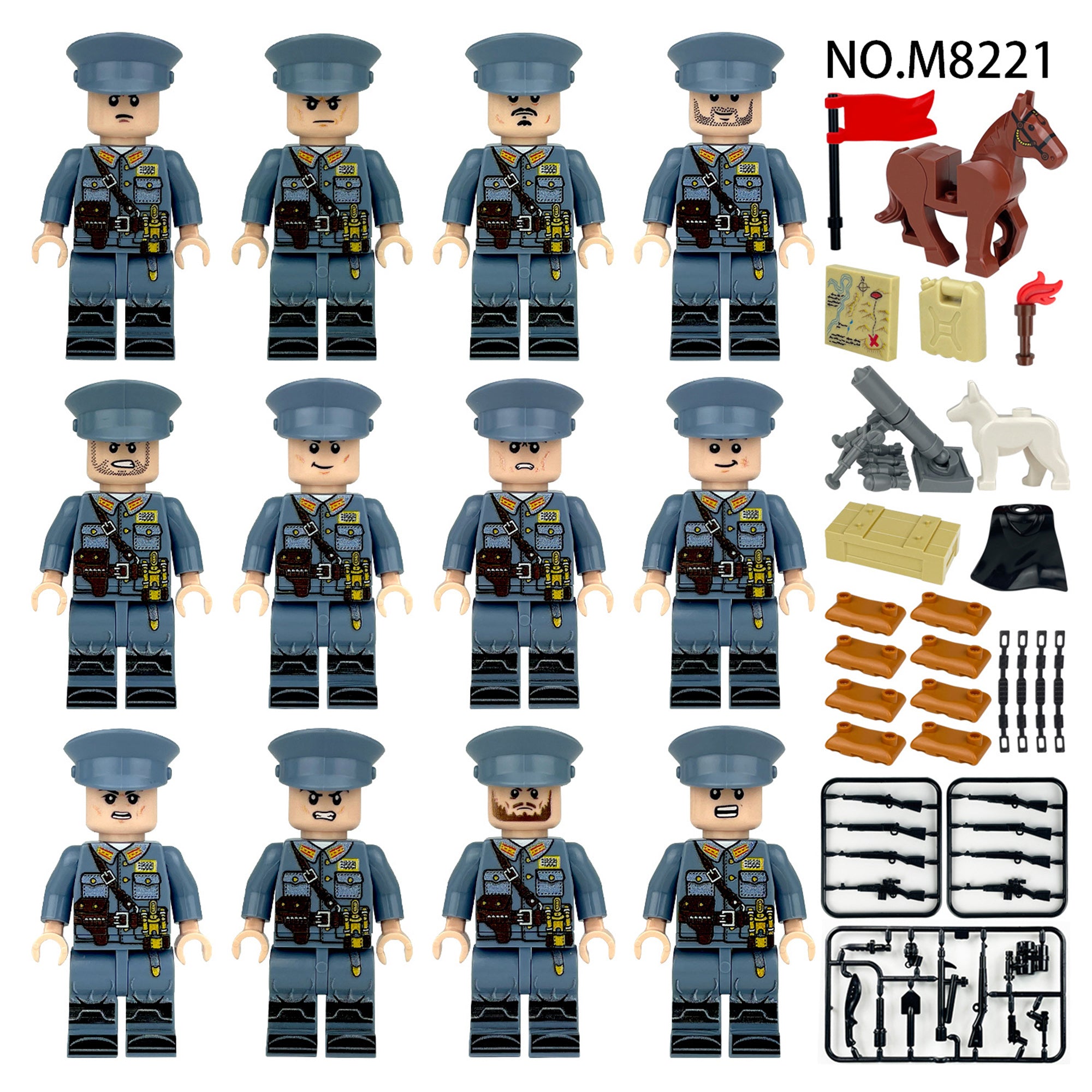 Zestaw figurek Military - Zestaw