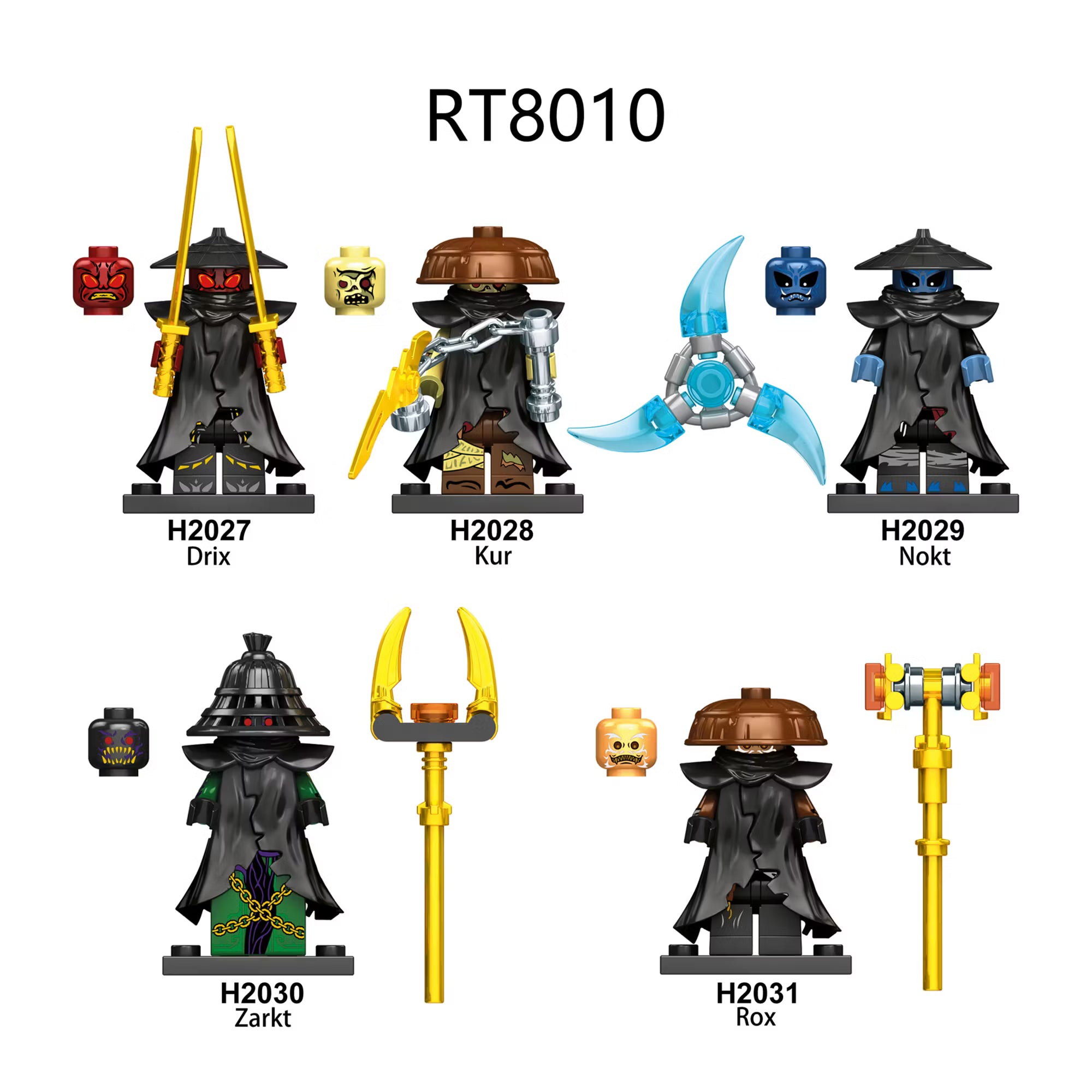 Zestaw figurek ninjago