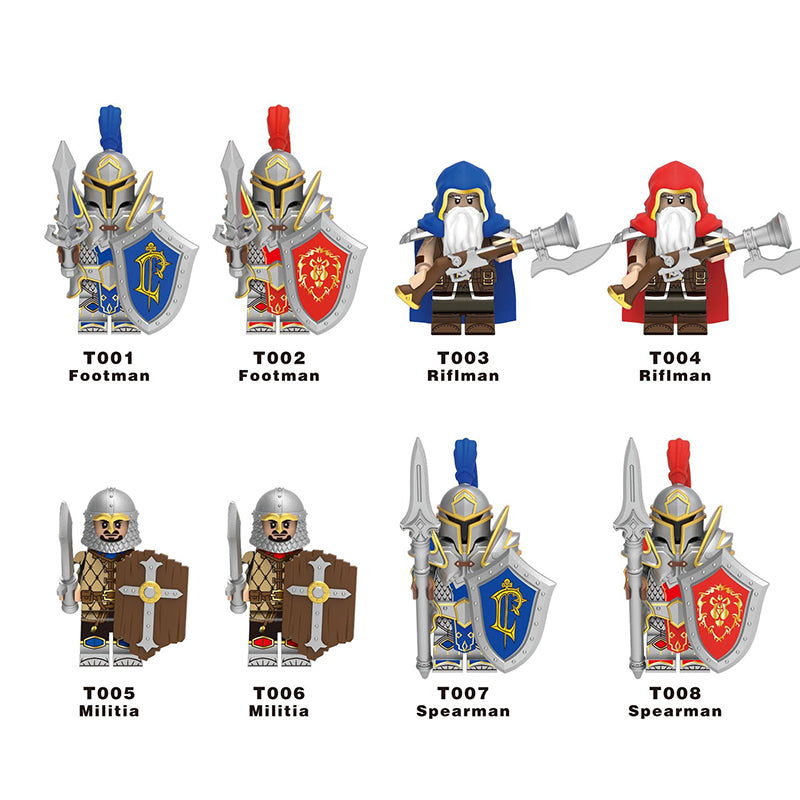Zestaw figurek Medieval - Zestaw x8