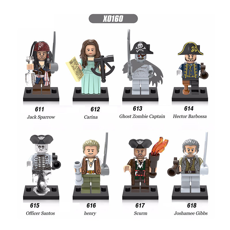 Zestaw figurek Pirates of the Caribbean - Zestaw x8