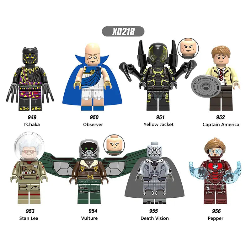 Zestaw figurek Super Hero - Zestaw x8