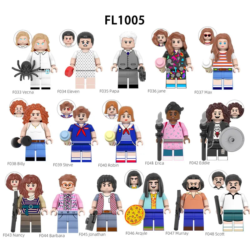 Zestaw figurek Stranger Things - Zestaw x16