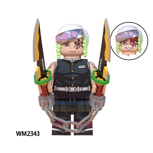Zestaw figurek demon slayer