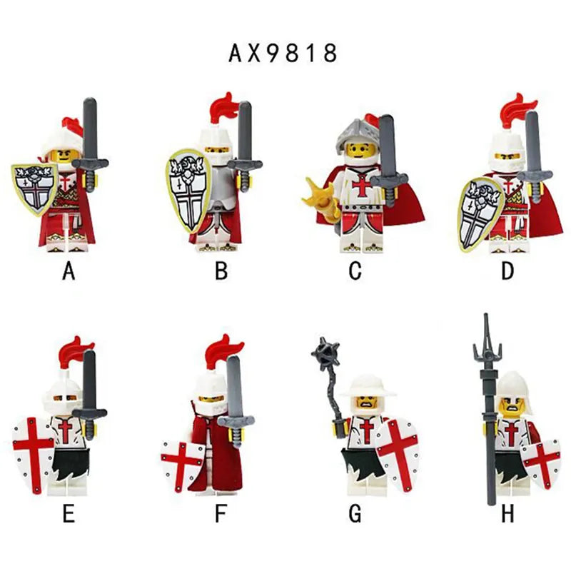 Zestaw figurek Medieval - Zestaw x8