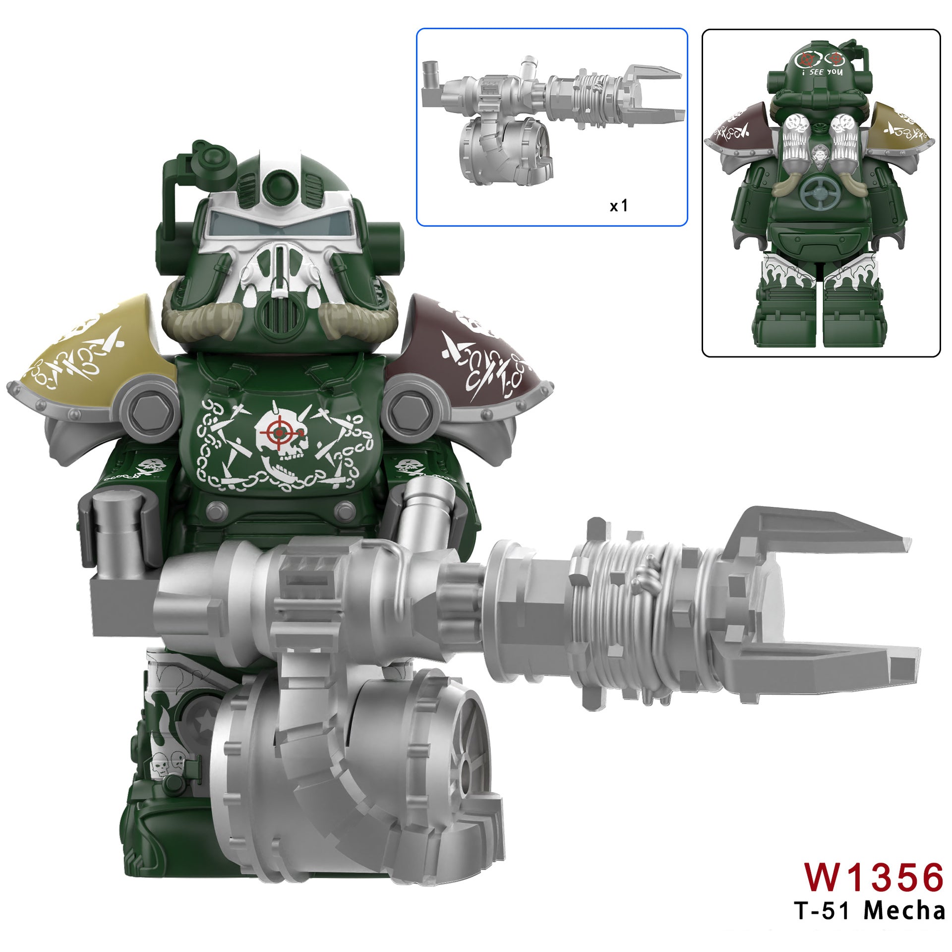 Zestaw figurek Fallout - W-1356