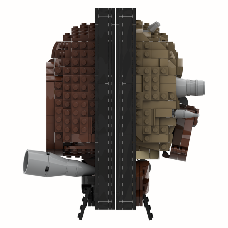 Zestaw klocków Tatooine 3D Frames - Tusken Raider and Jawa