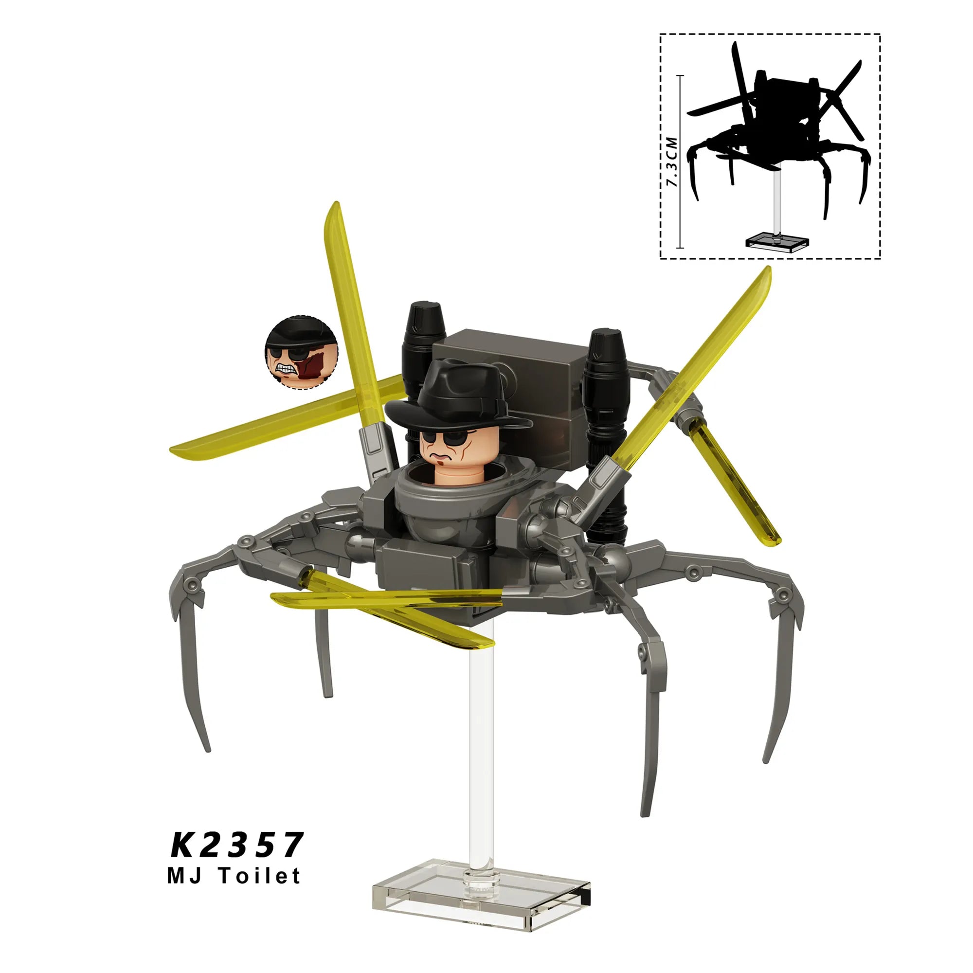 Zestaw figurek Skibidi Toilet - K-2357