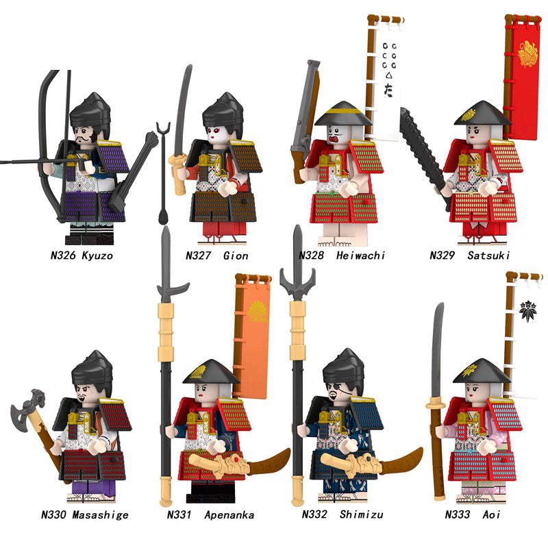 Zestaw figurek Warrior - Zestaw x8