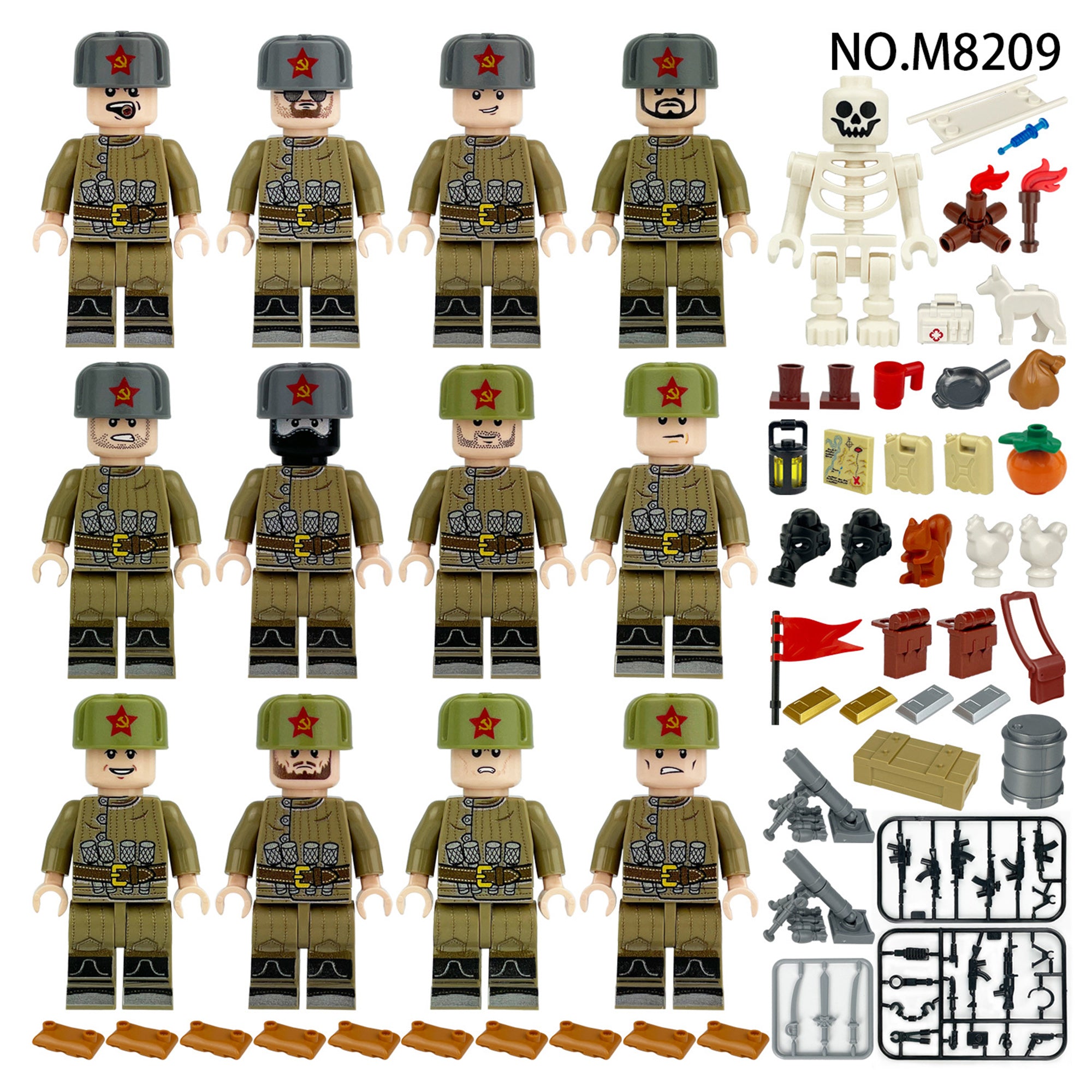 Zestaw figurek Military - Zestaw