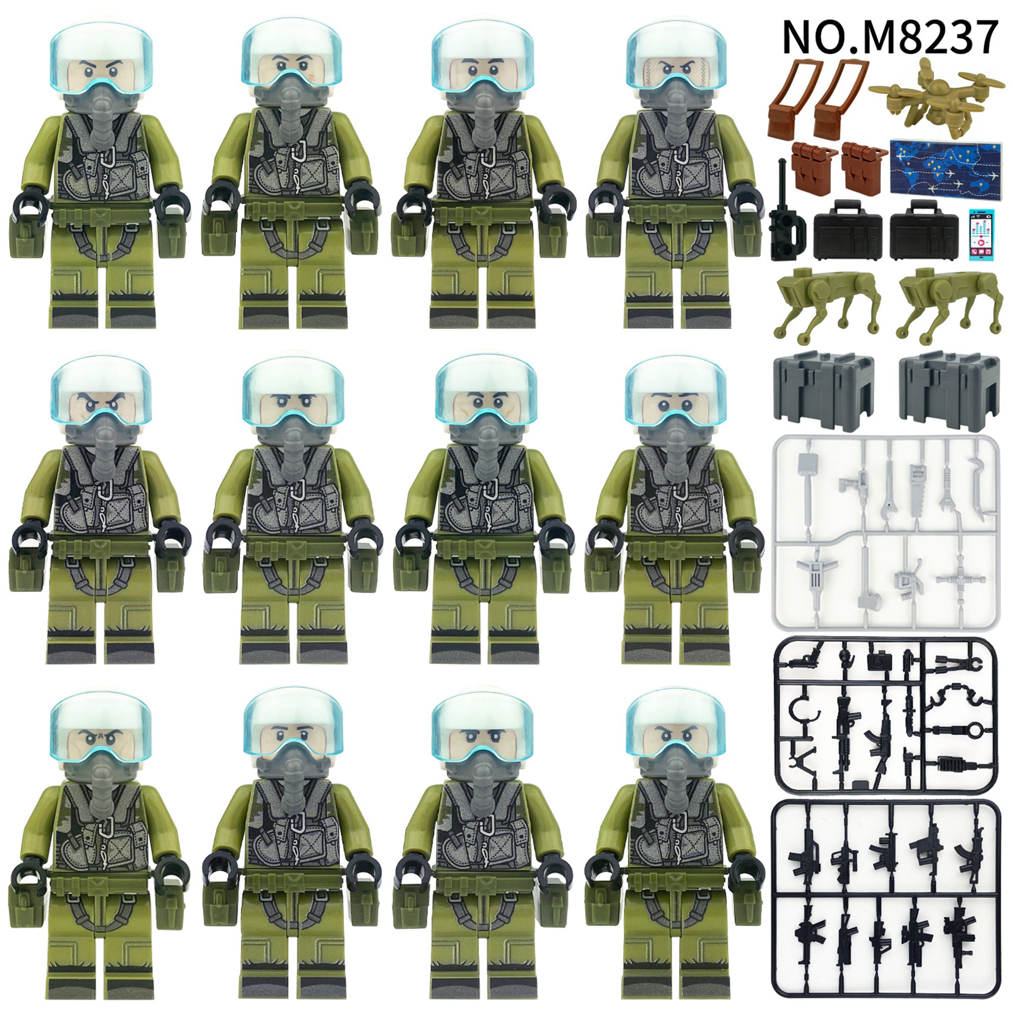 Zestaw figurek Military - Zestaw