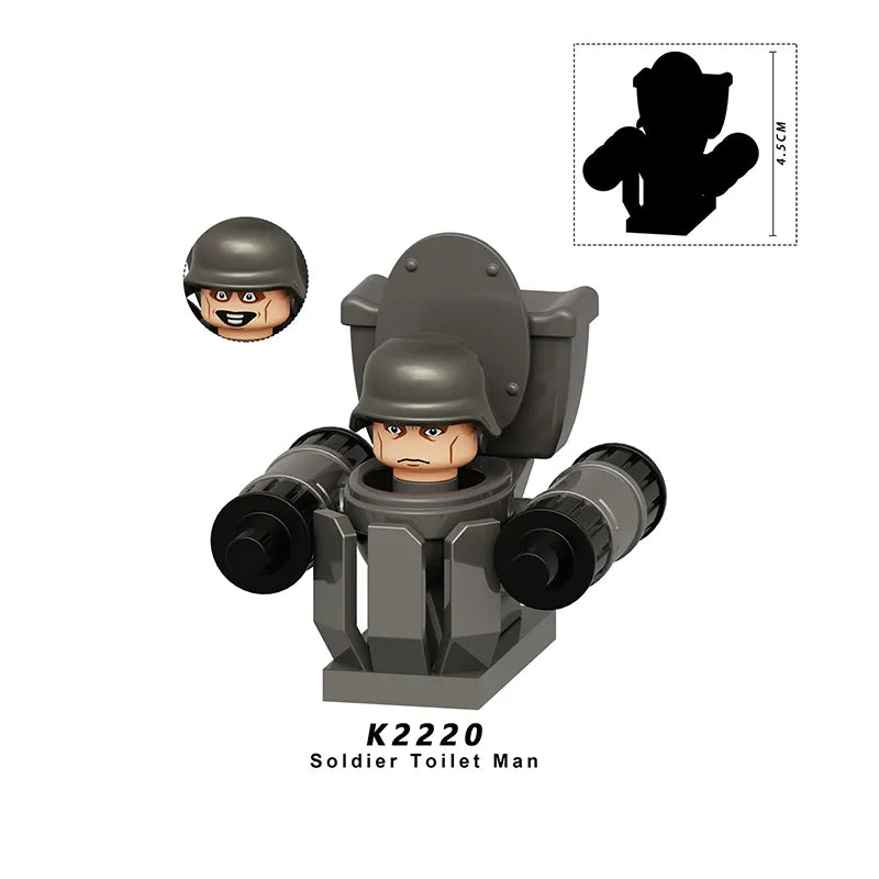 Zestaw figurek Skibidi Toilet - K-2220