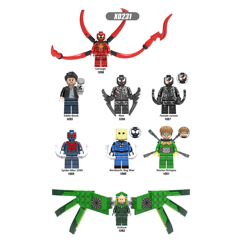 Zestaw figurek Super Hero - Zestaw x8