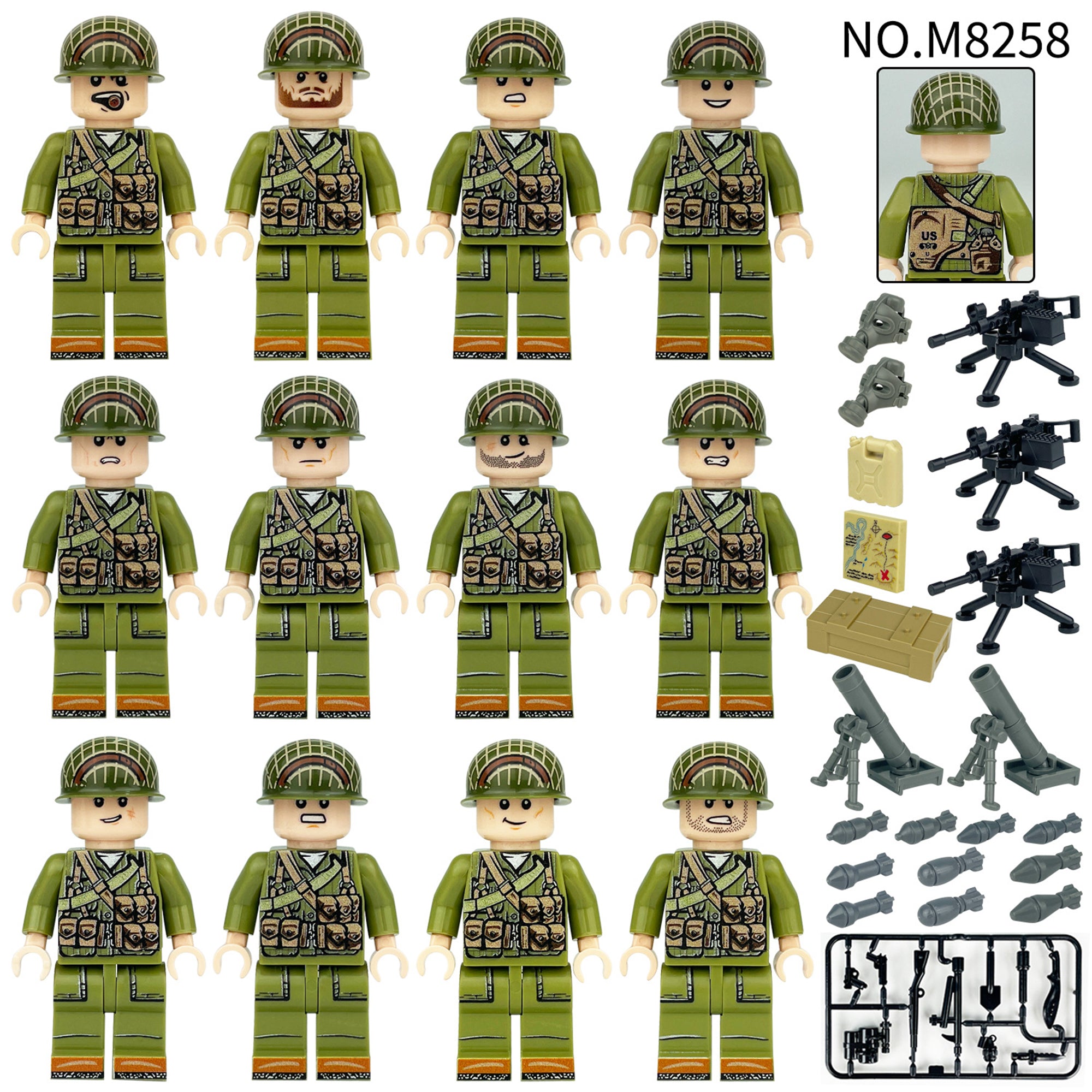 Zestaw figurek Military - Zestaw