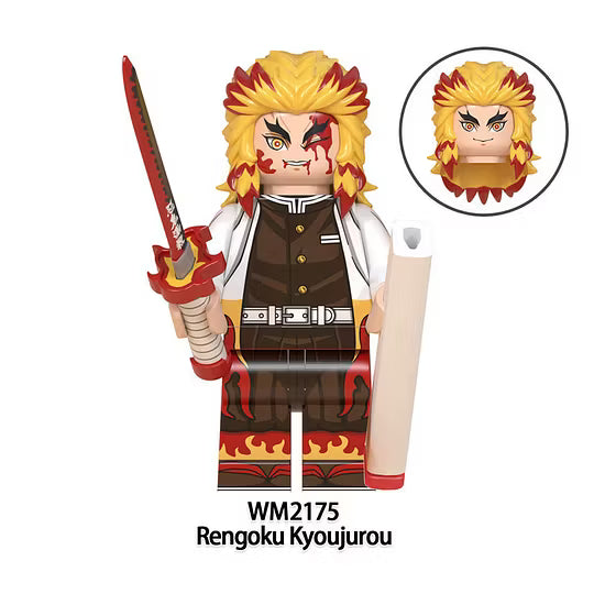 Zestaw figurek demon slayer