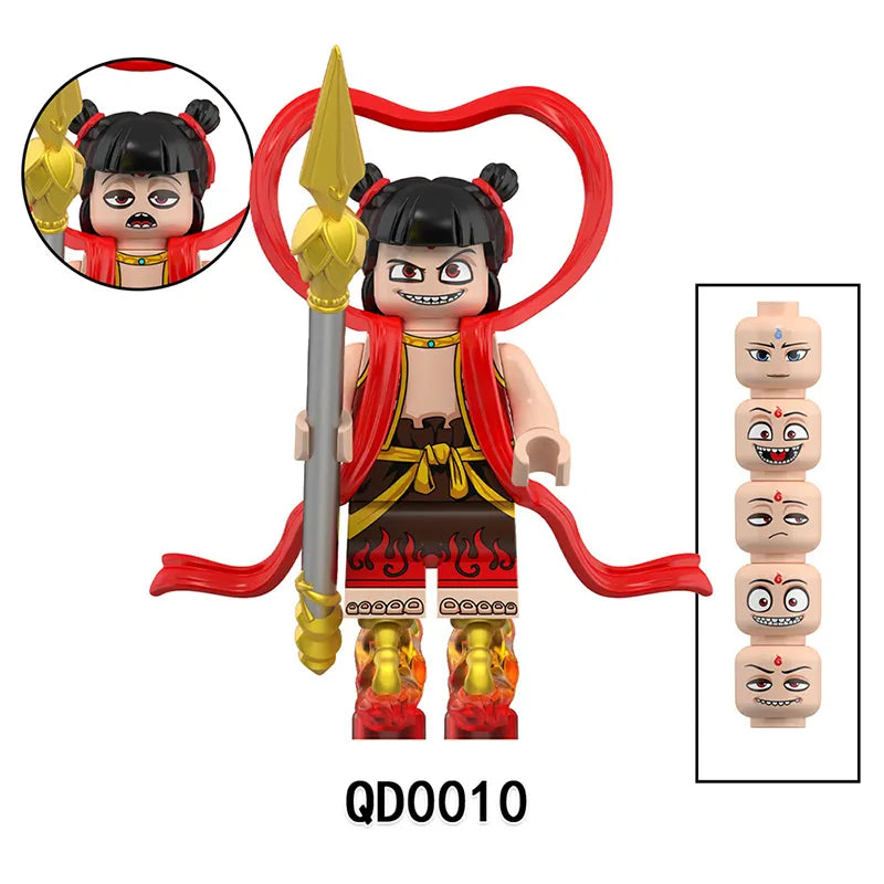 Zestaw figurek Nezha - QD-0010