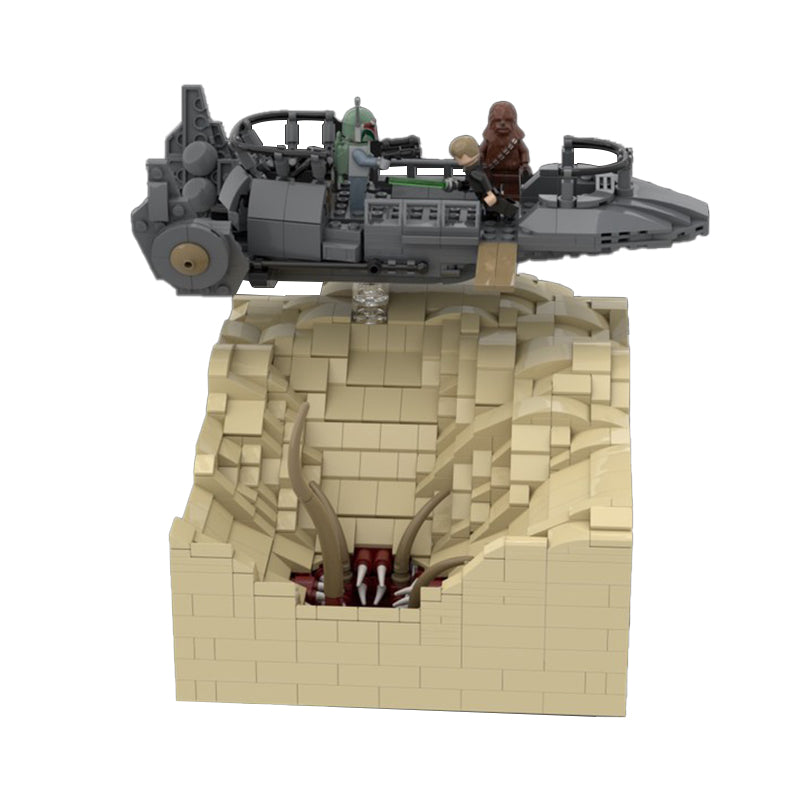 Zestaw klocków Jabba's Skiff at the Sarlacc Pit without Minifigures