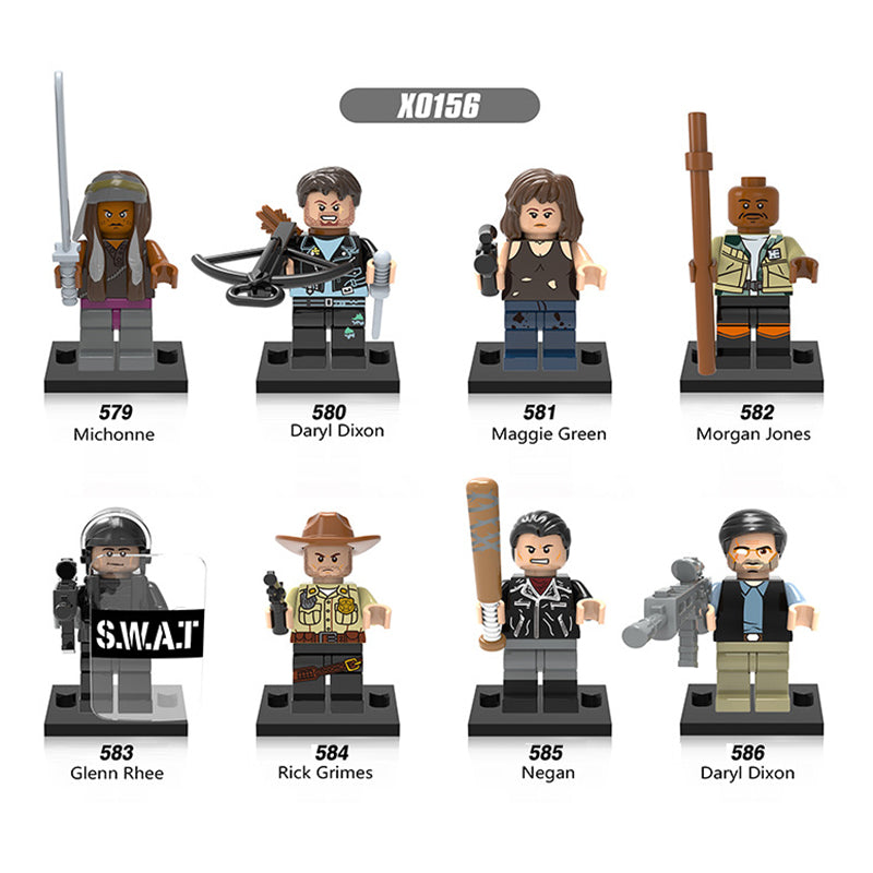 Zestaw figurek Walking Dead - Zestaw x8