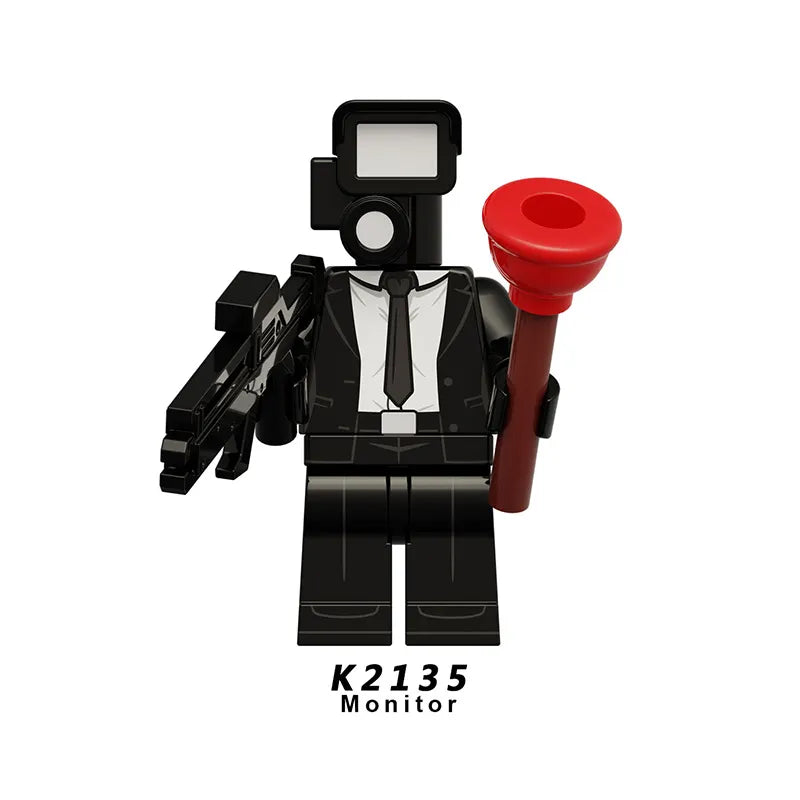 Zestaw figurek Skibidi Toilet - K-2135