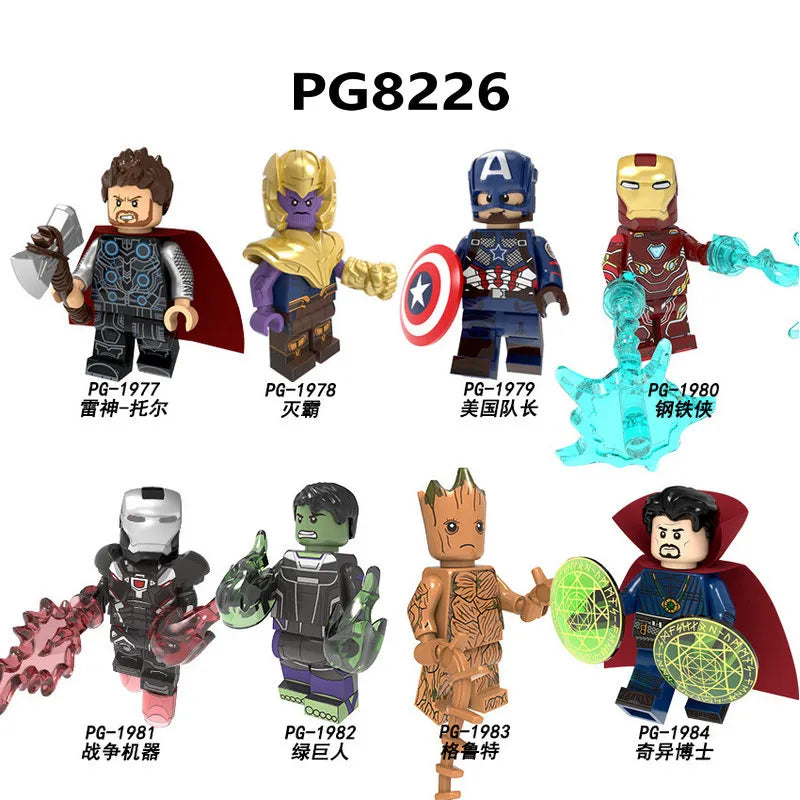 Zestaw figurek Super Hero - Zestaw x8