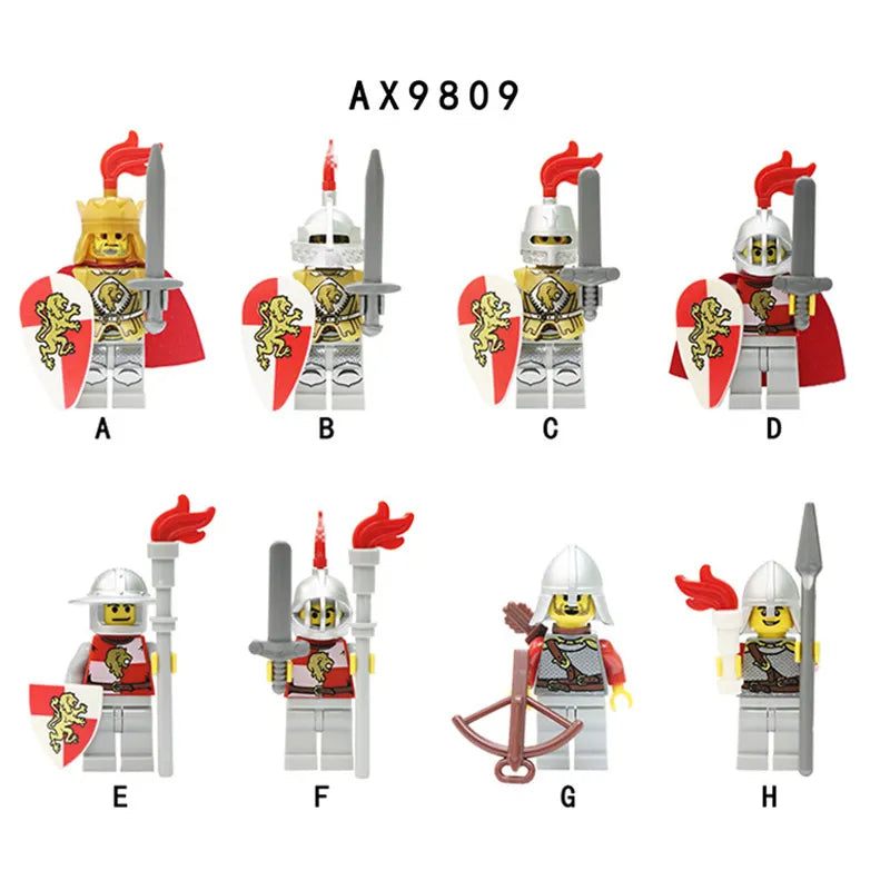 Zestaw figurek Medieval - Zestaw x8