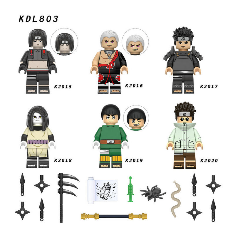 Zestaw figurek Naruto - Zestaw x6