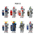 Zestaw figurek Gundam - Zestaw x8