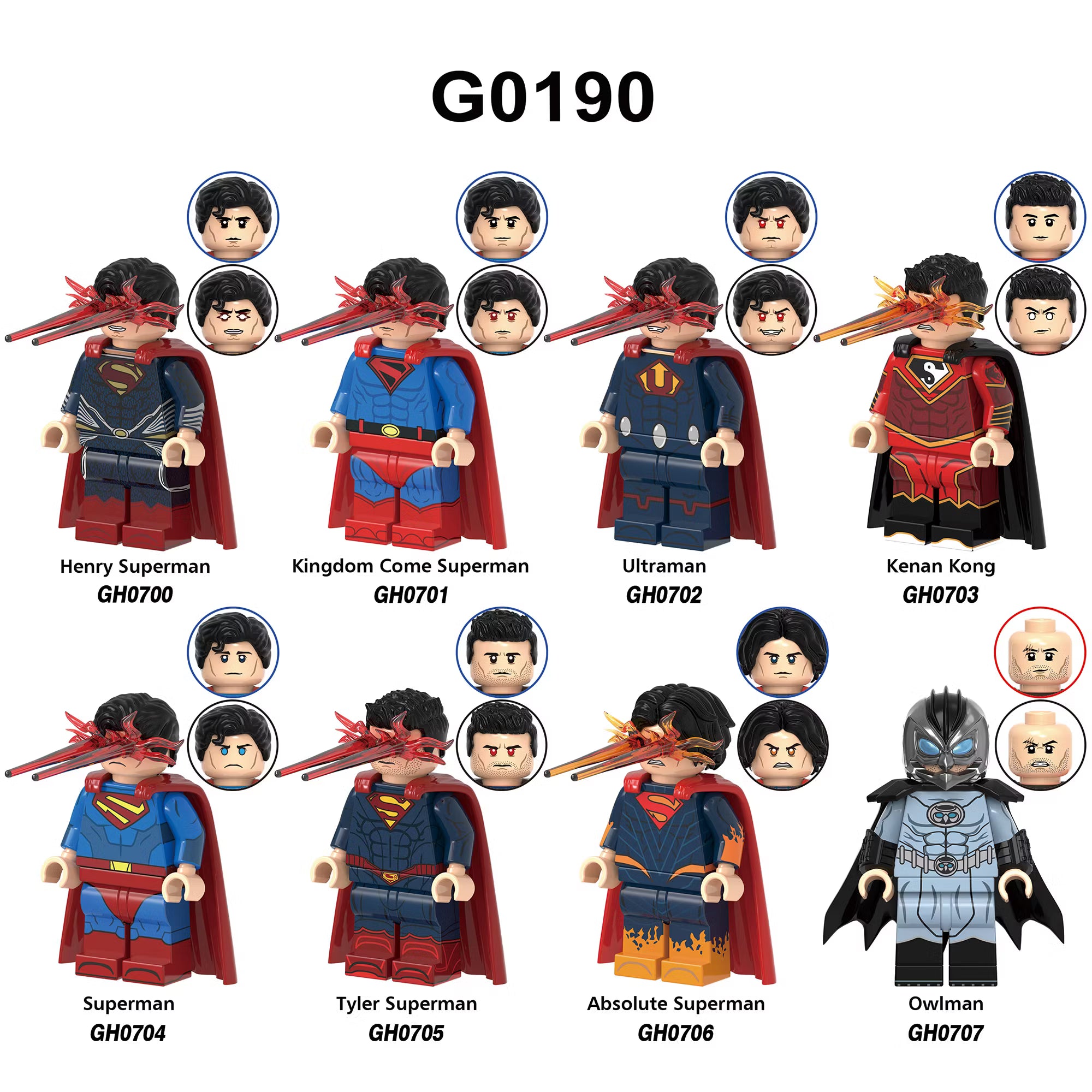 Zestaw figurek Superman