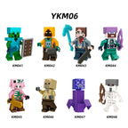 Zestaw figurek Minecraft - Zestaw x8