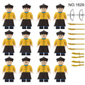 Zestaw figurek Chinese Medieval - Zestaw