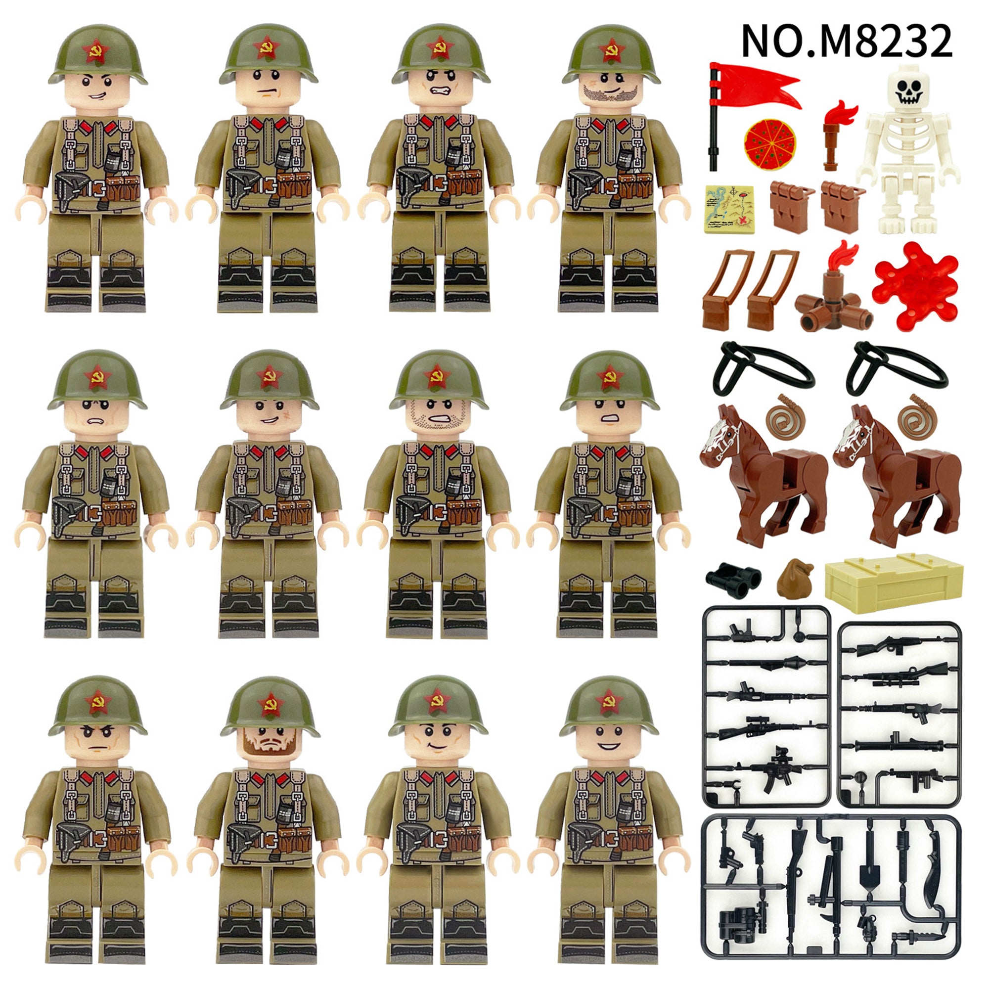 Zestaw figurek Military - Zestaw