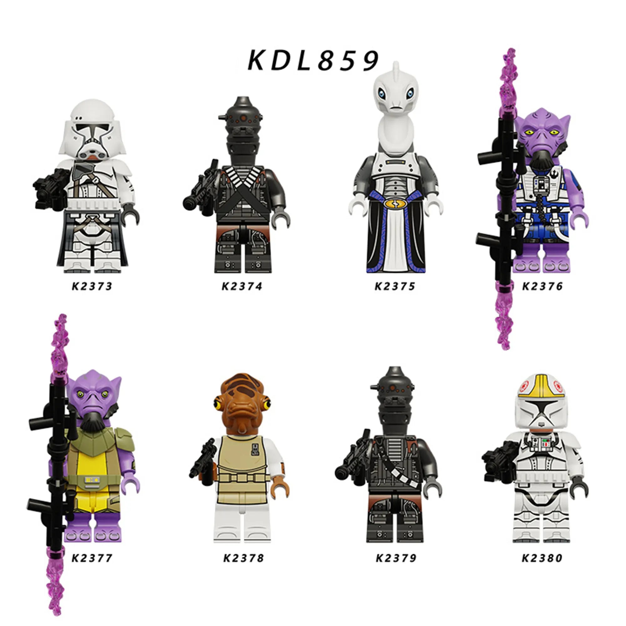Zestaw figurek Pre-Sale Single-Sale The Star War - Zestaw x8