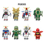 Zestaw figurek GUNDAM - Zestaw x8