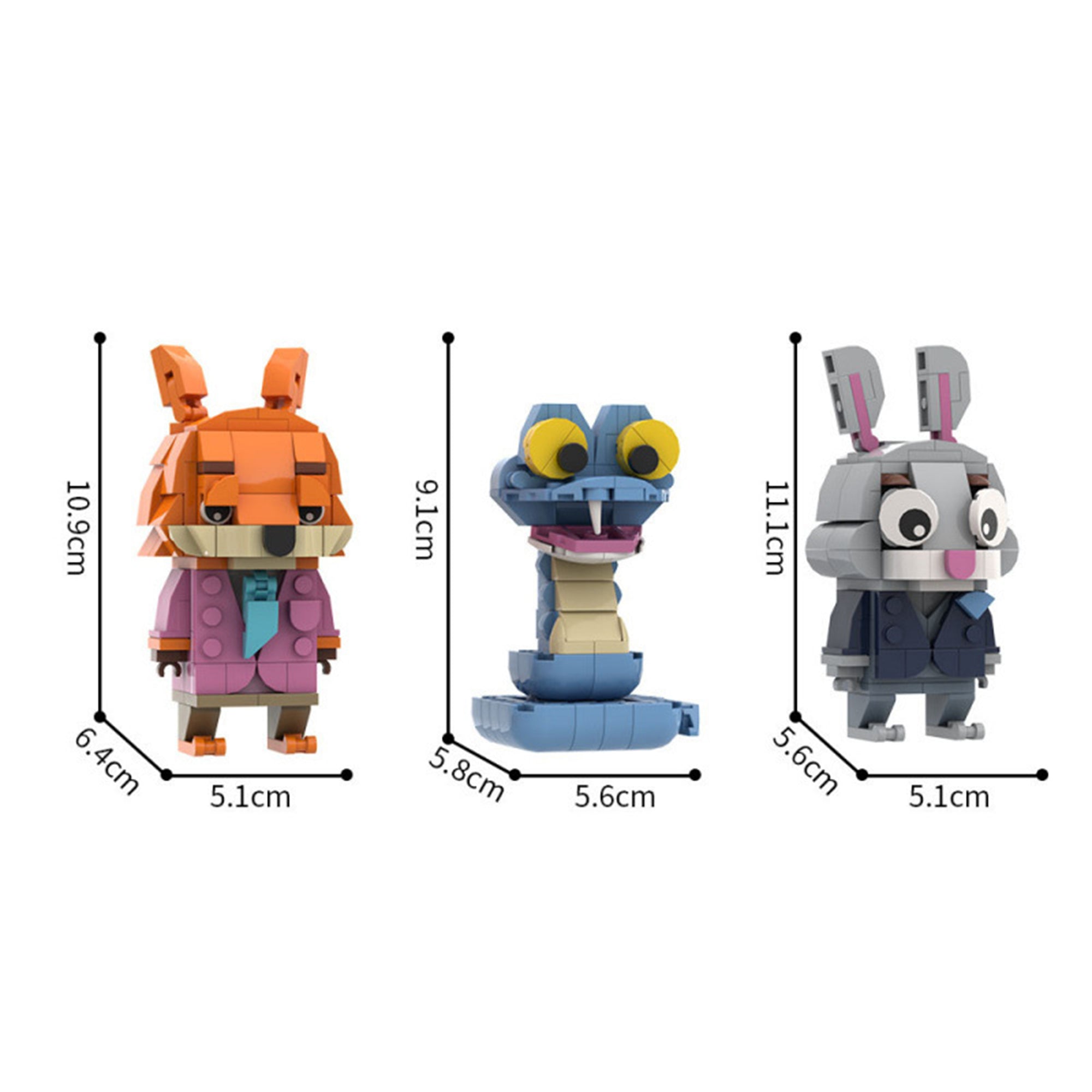 Zestaw klocków Zootopia Brickheadz