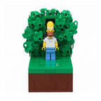Zestaw klocków Homer Backing Into the Bushes - MOC222538 414#