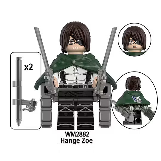 Zestaw figurek attack on titan